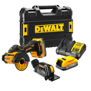  Пилка дискова універсальна акумуляторна безщіткова DeWALT DCS438E2T