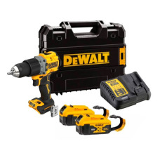 Дрель-шуруповёрт аккумуляторная бесщёточная ударная DeWALT DCD805P2LRT - №1