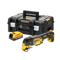 Многофункциональный инструмент аккумуляторный бесщёточный DeWALT DCS356E1T - №1