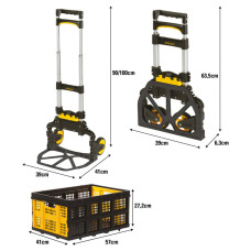 Комплект комбинированный тележка+ящик Stanley SXWT-509 - №3