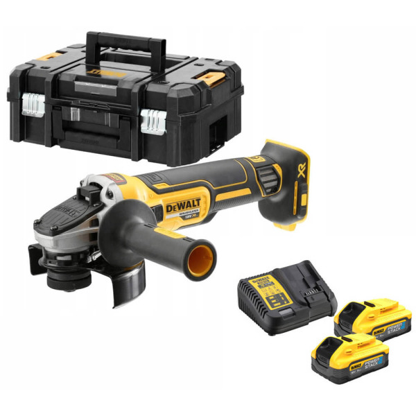 Шліфмашина кутова - болгарка акумуляторна безщіткова DeWALT DCG405H2T TYPE 3
