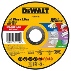 Круг отрезной MULTI-MATERIAL DeWALT DT20595 - №1
