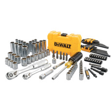 Набор головок, бит, ключей шестигранных 1/4" и 3/8", 108 предметов. DeWALT DWMT73801-1 - №1