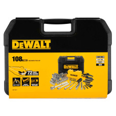 Набор головок, бит, ключей шестигранных 1/4" и 3/8", 108 предметов. DeWALT DWMT73801-1 - №3