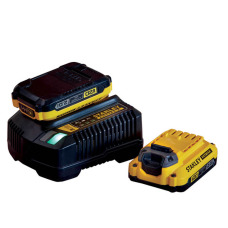 Зарядний пристрій та 2 акумулятора 18В Stanley FatMax SFMCB12D2 - №1