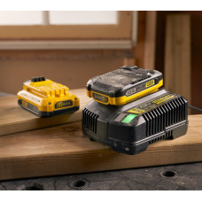 Зарядний пристрій та 2 акумулятора 18В Stanley FatMax SFMCB12D2 - №3