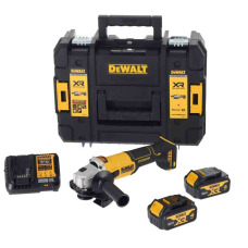 Шлифмашина угловая - болгарка аккумуляторная бесщёточная DeWALT DCG407M2T - №4