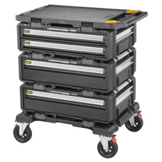 Робоча станція 5 в 1 (комплект ящиків на візку) TOUGHSYSTEM 2.0 DXL DeWALT DWST60510-1 - №1