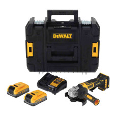 Шліфмашина кутова - болгарка акумуляторна безщіткова DeWALT DCG404S2T - №1