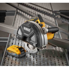 Пила дисковая по металлу аккумуляторная DeWALT DCS383H2 - №8
