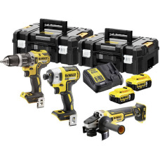 Набор из трех инструментов бесщеточных DeWALT DCK384P2T - №1