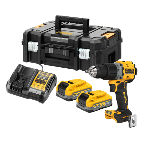 Дриль-шуруповерт акумуляторний безщітковий ударний DeWALT DCD805S2T TYPE 2