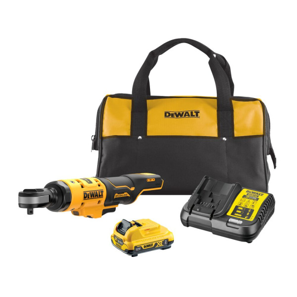 Гайкокрут кутовий - ключ-храповик акумуляторний безщітковий DeWALT DCF503D1 TYPE 1