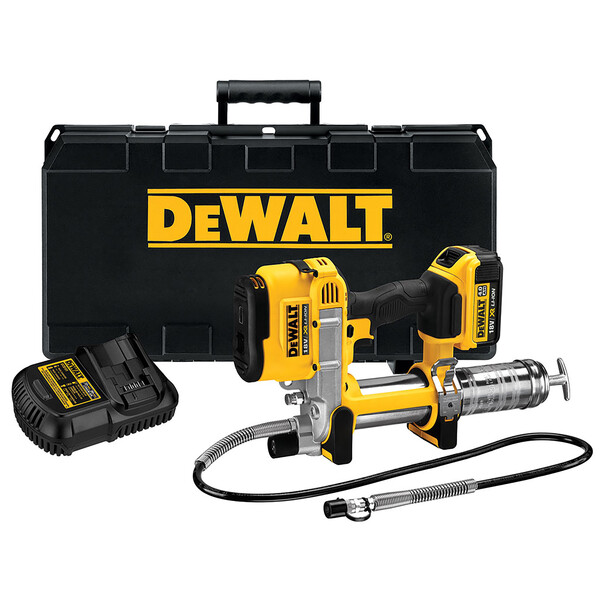 Пістолет маcляний акумуляторний DeWALT DCGG571M1 TYPE 1