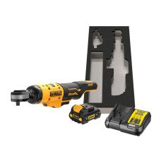 Гайкокрут кутовий - ключ-храповик акумуляторний безщітковий DeWALT DCF503L1G - №1