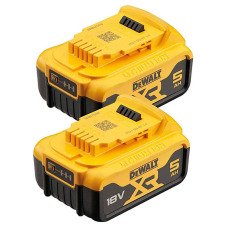 Набор аккумуляторных батарей DeWALT DCB184P2 - №1
