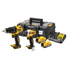Набор из двух инструментов аккумуляторных бесщеточных DeWALT DCK2062E2T - №1