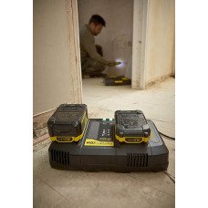 Зарядний пристрій на 2 акумулятора 18В Stanley FatMax SFMCB24 - №4
