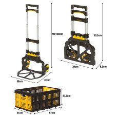 Комплект комбинированный тележка+ящик Stanley SXWT-509 - №3