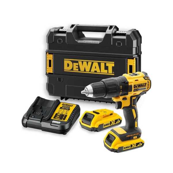 Дрель-шуруповерт аккумуляторная бесщеточная DeWALT DCD777D2T TYPE 1