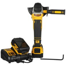 Шліфмашина кутова - болгарка акумуляторна безщіткова DeWALT DCG405S2T - №7