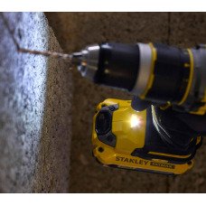 Дриль-шурупокрут ударний акумуляторний безщітковий  Stanley FatMax SFMCD721D2K - №4