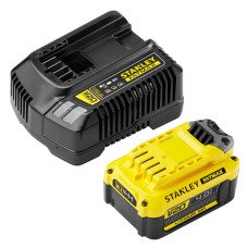 Зарядний пристрій та 1 акумулятор Stanley FatMax SFMCB14M1 - №1