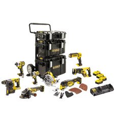 Набор из восьми инструментов бесщеточных DeWALT DCK853P4 - №1