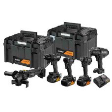 Набір з п'яти інструментів акумуляторних безщіткових McLaren F1 TEAM SPECIAL EDITION DeWALT DCK5222MP3T - №1