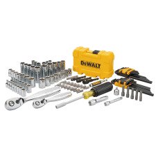 Набор головок, бит, ключей шестигранных 1/4" и 3/8", 108 предметов. DeWALT DWMT73801-1 - №4