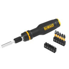 Викрутка - набір "FULL FIT Telescoping", зі змінними бітами, 10 біт DeWALT DWHT68001-0 - №1