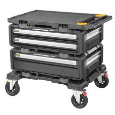 Робоча станція 4  в 1 (комплект ящиків на візку) TOUGHSYSTEM 2.0 DXL DeWALT DWST60520-1 - №1
