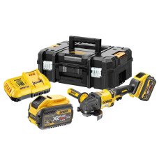 Шліфмашина кутова - болгарка акумуляторна безщіткова DeWALT DCG418X2 - №1