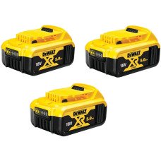 Набор аккумуляторных батарей DeWALT DCB184P3 - №1