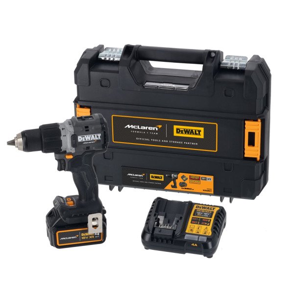 Дрель-шуруповёрт ударная McLaren F1 TEAM LIMITED EDITION DeWALT DCD85MM1T TYPE 2
