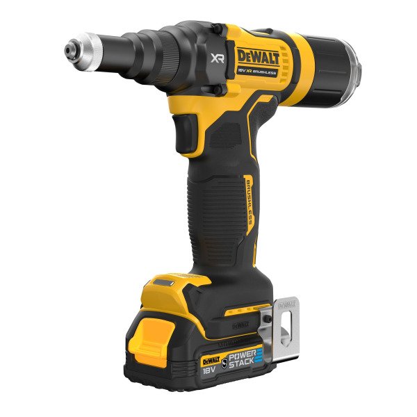 Заклёпочник аккумуляторный бесщёточный DeWALT DCF403E1GT TYPE 1