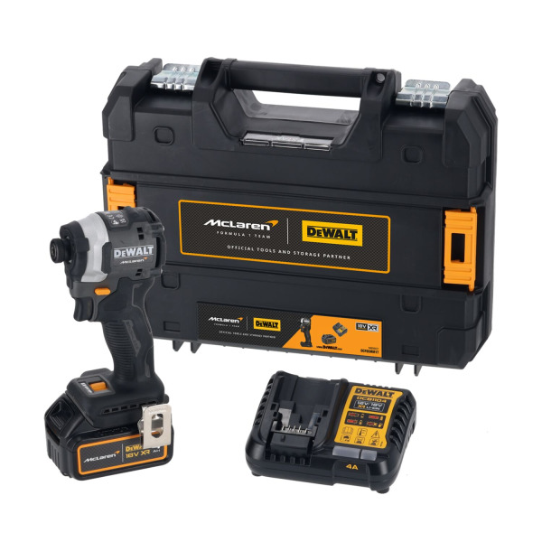 Шуруповёрт ударный McLaren F1 TEAM LIMITED EDITION DeWALT DCF85MM1T TYPE 1