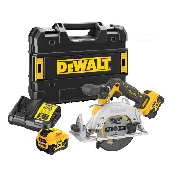 Пила дисковая аккумуляторная бесщёточная DeWALT DCS512P2 TYPE 1
